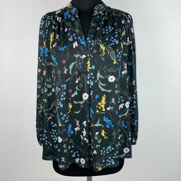 Anna Glover x H&M Peasant Top Womens XS Floral Oversized - Picture 2 of 12